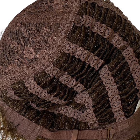 Sassy Spikey Wig - Dark Auburn Synthetic Locs, NWT - A1039 - Picture 4 of 15